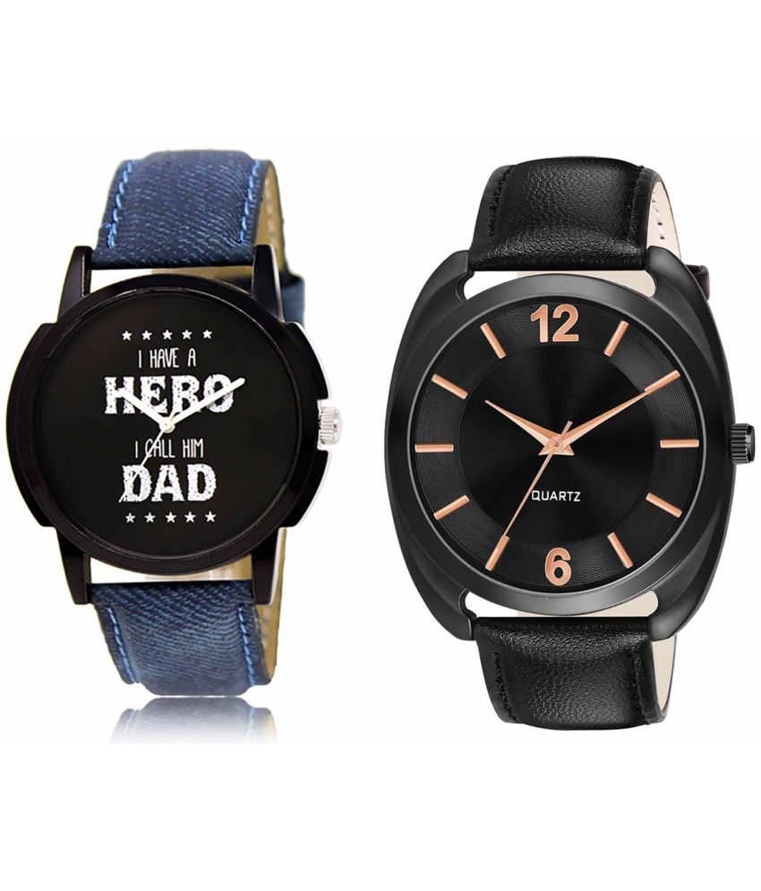     			Lorem - Analog Watch Watches Combo For Men and Boys ( Pack of 2 )