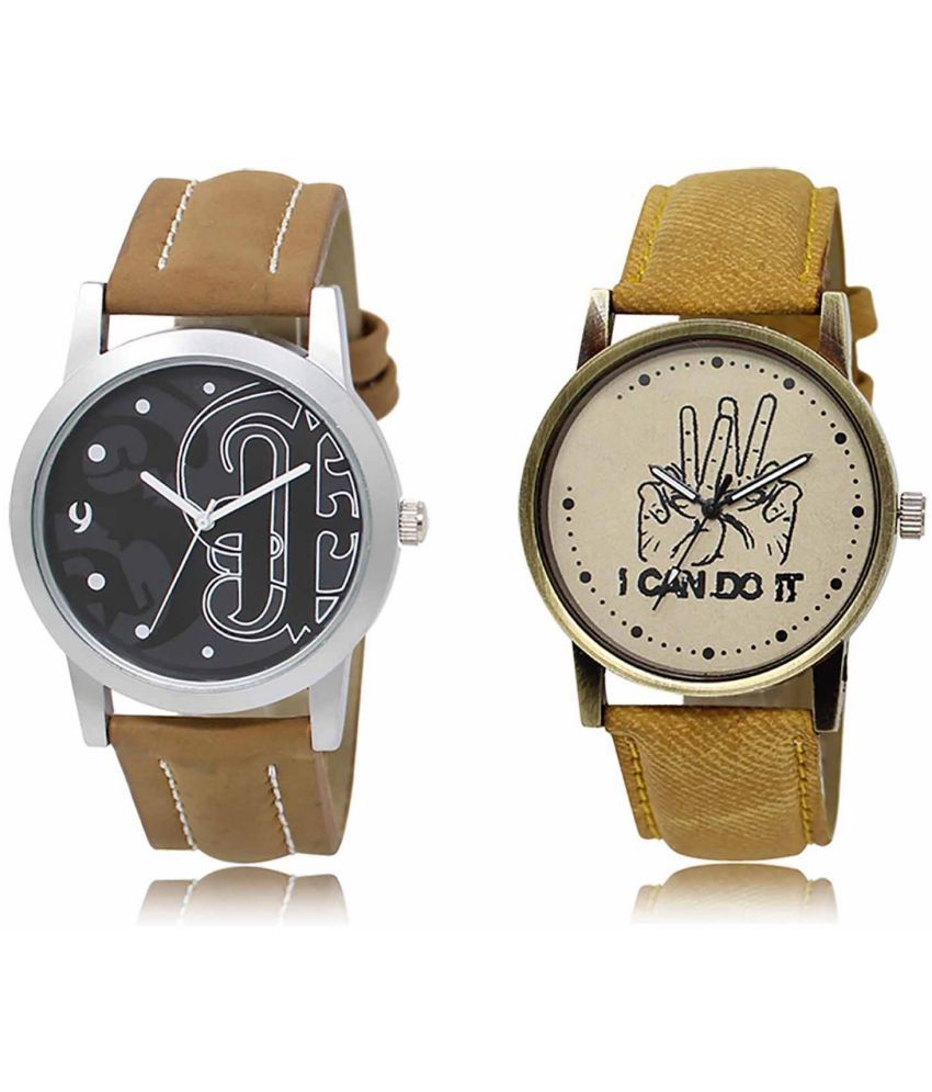     			Lorem - Analog Watch Watches Combo For Men and Boys ( Pack of 2 )