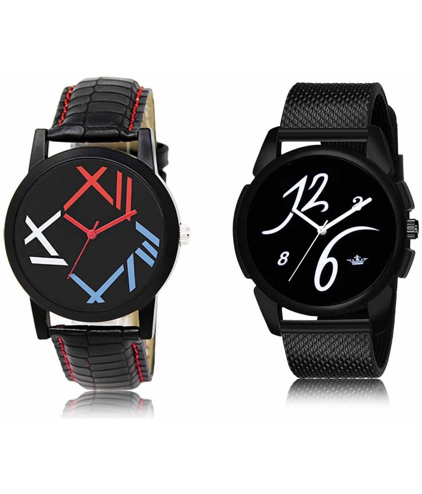     			Lorem - Analog Watch Watches Combo For Men and Boys ( Pack of 2 )