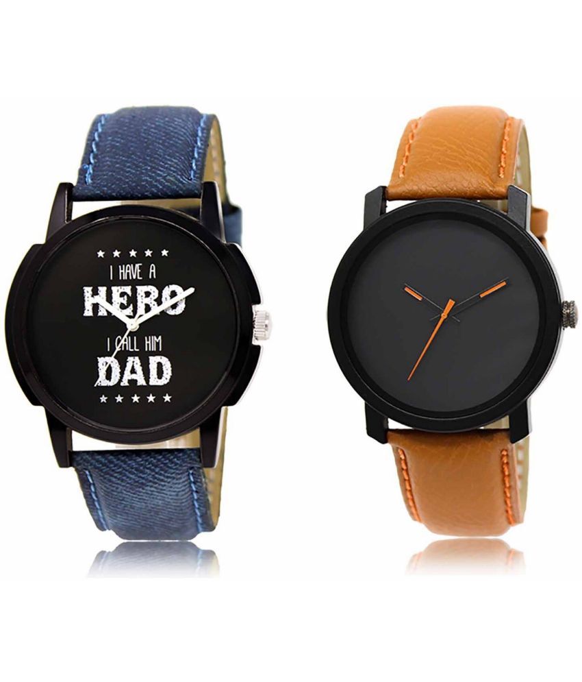     			Lorem - Analog Watch Watches Combo For Men and Boys ( Pack of 2 )