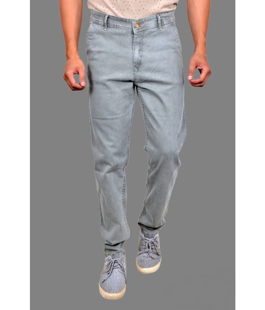     			MOUDLIN Slim Fit Basic Men's Jeans - Grey ( Pack of 1 )