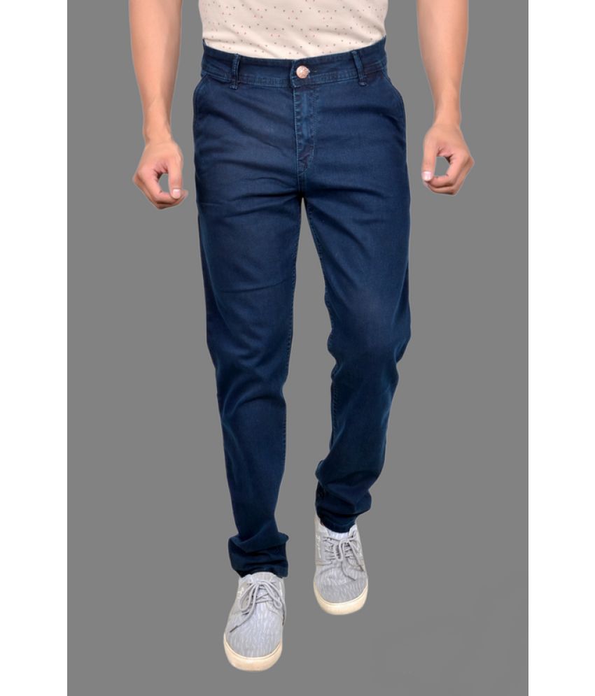     			MOUDLIN Slim Fit Basic Men's Jeans - Navy Blue ( Pack of 1 )