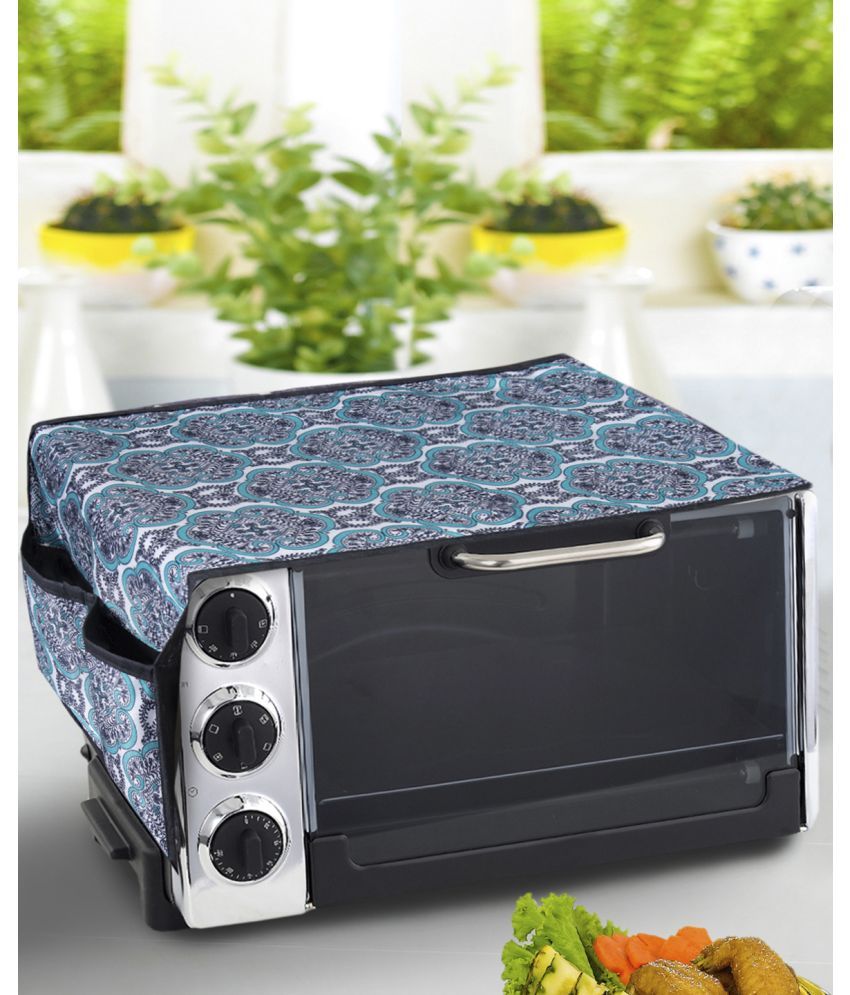     			Aazeem Single Polyester Aqua Microwave Oven Cover - 20-22L