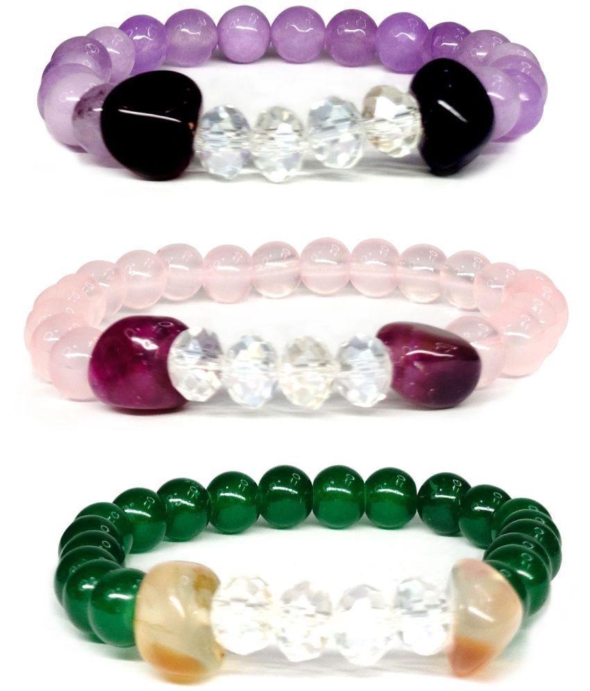     			DAIVYA WELLNESS - Multicolor Bracelet ( Pack of 3 )