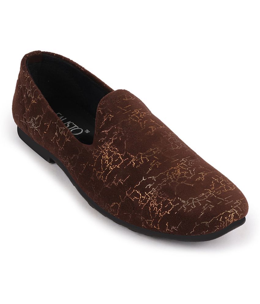     			Fausto - Brown Men's Slip on