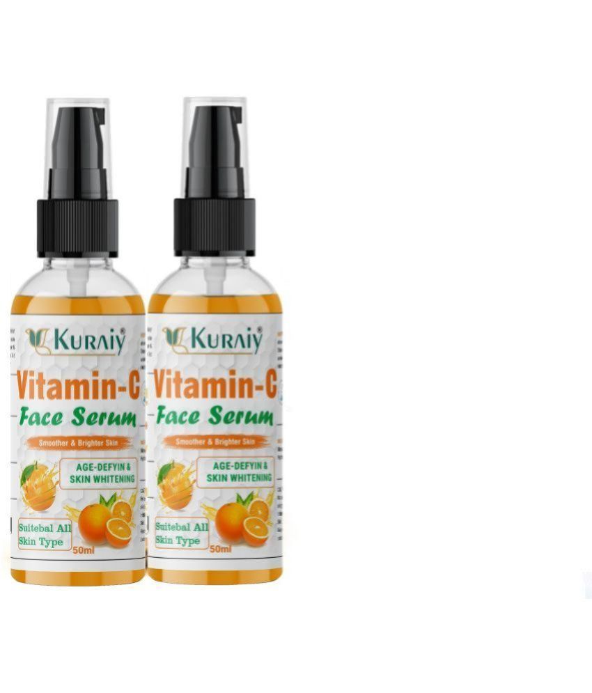     			KURAIY Vitamin C Face Serum For Radiant Glow For All Skin Type 50ml ( Pack of 2 )