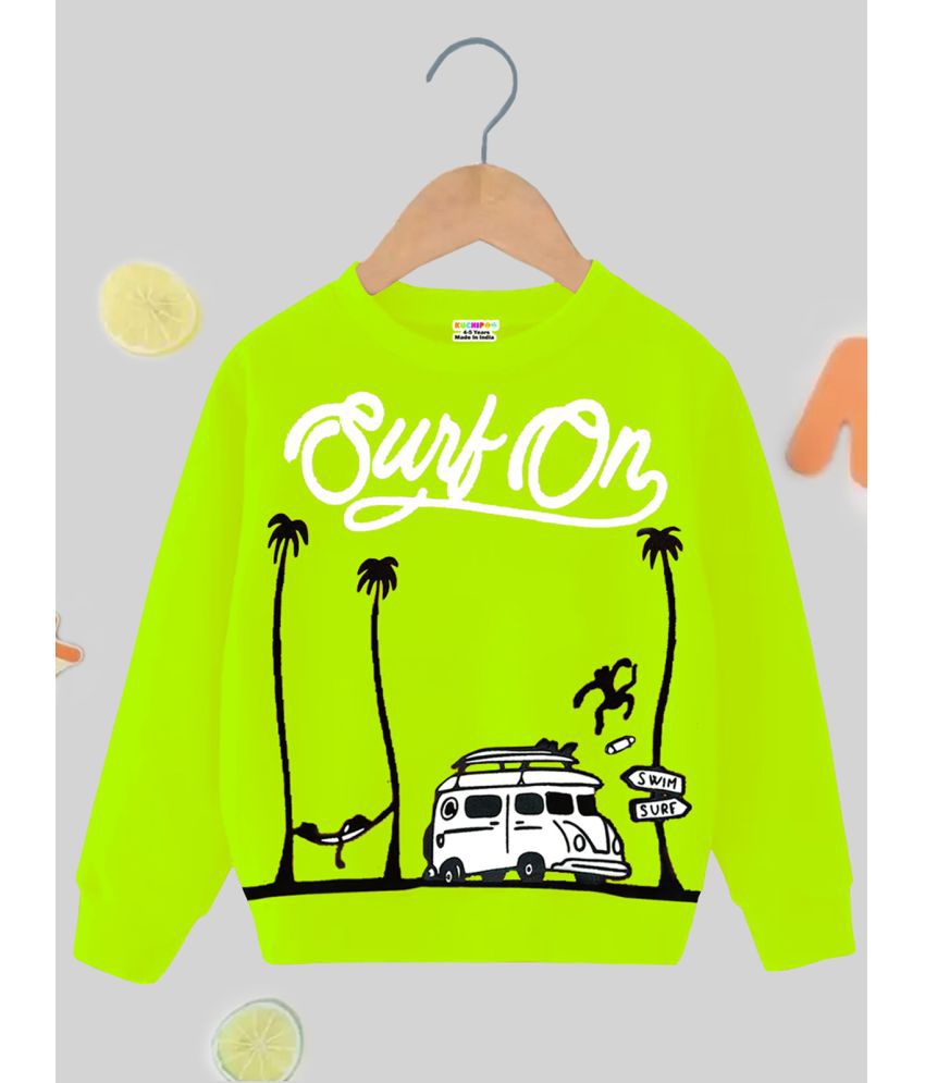     			Kuchipoo - Light Green Fleece Boys Sweatshirt ( Pack of 1 )