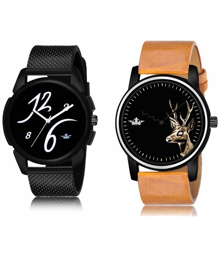     			Lorem - Analog Watch Watches Combo For Men and Boys ( Pack of 2 )