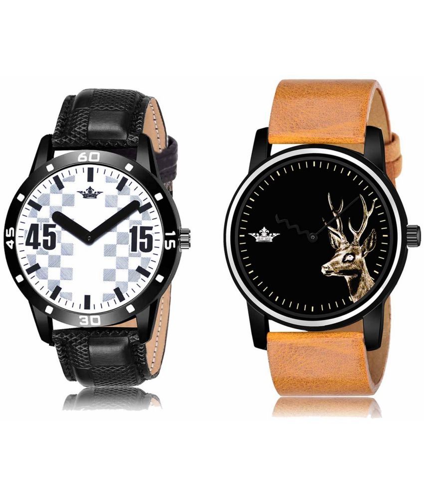     			Lorem - Analog Watch Watches Combo For Men and Boys ( Pack of 2 )