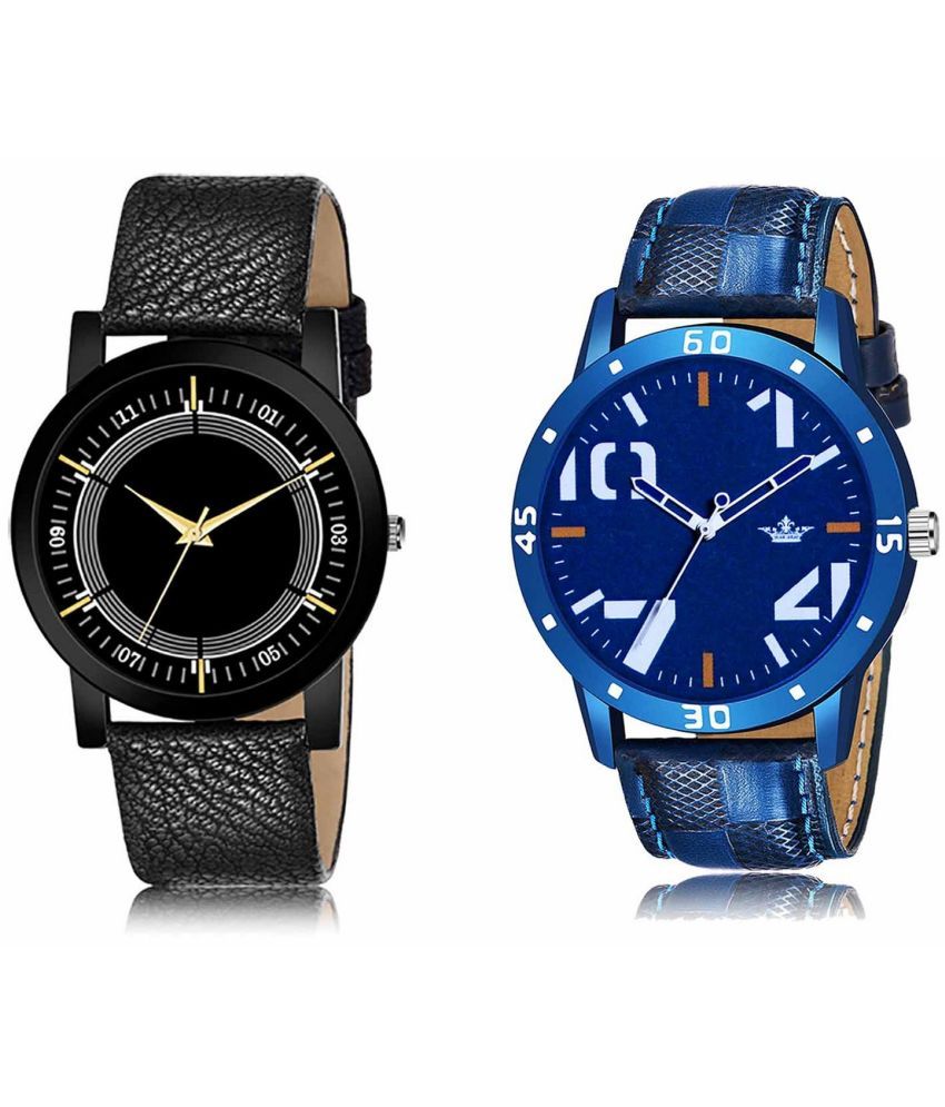     			Lorem - Analog Watch Watches Combo For Men and Boys ( Pack of 2 )