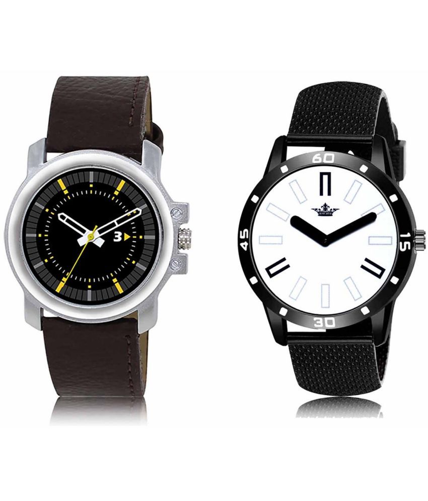     			Lorem - Analog Watch Watches Combo For Men and Boys ( Pack of 2 )