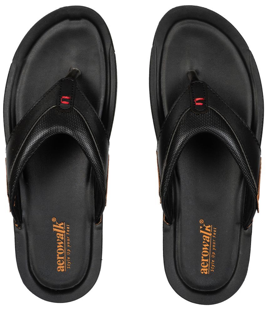     			Aerowalk - Black Men's Daily Slipper