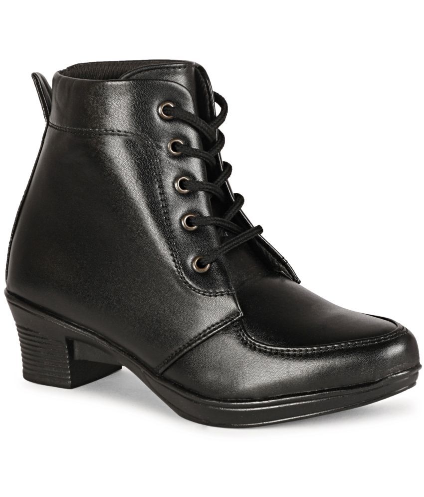     			Commander Shoes - Black Women's Ankle Length Boots