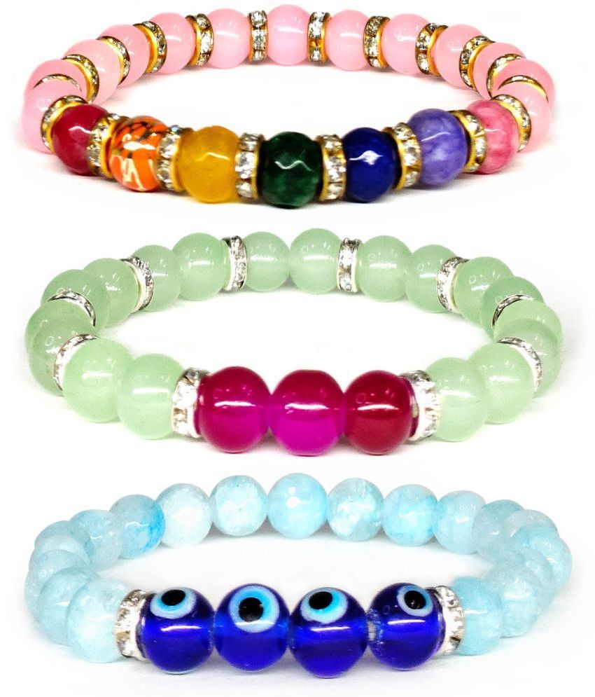     			DAIVYA WELLNESS - Multicolor Bracelet ( Pack of 3 )