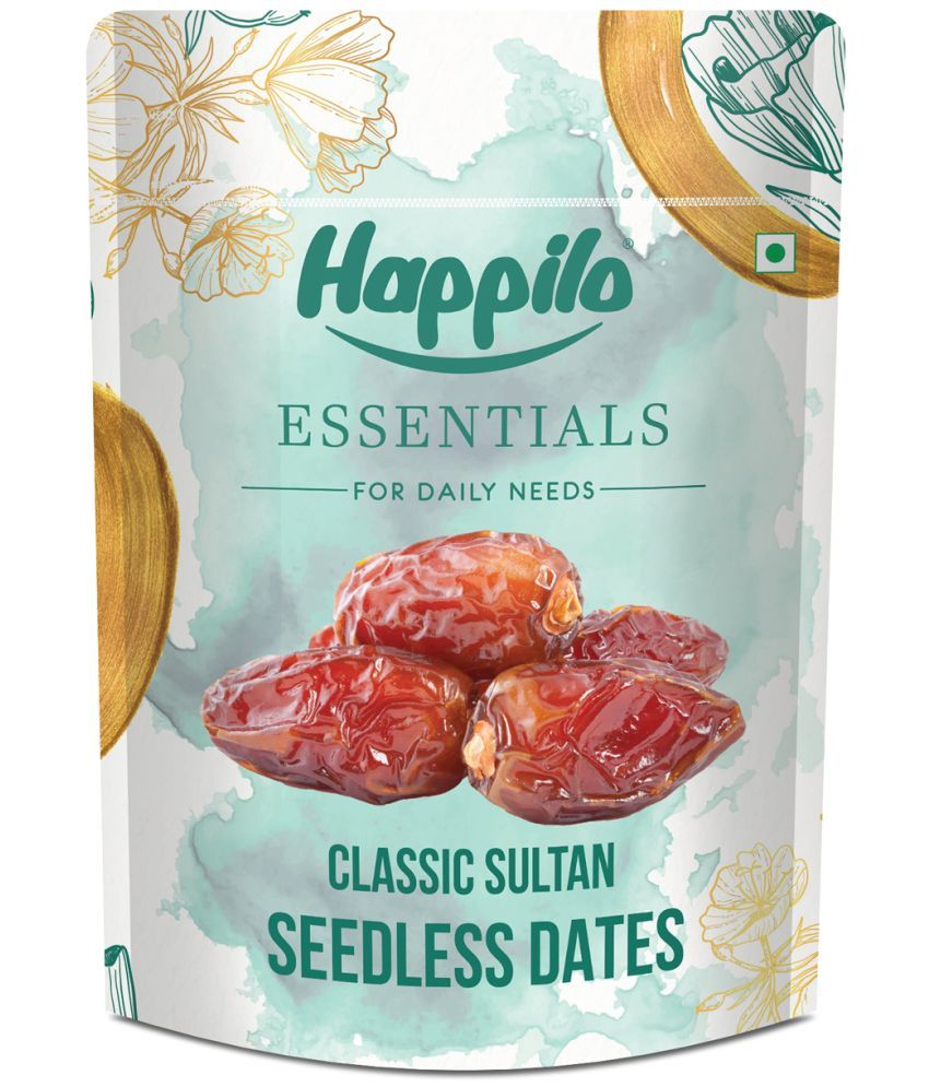     			Happilo Essentials Classic Sultan Seedless Dates 500g Pack of 1