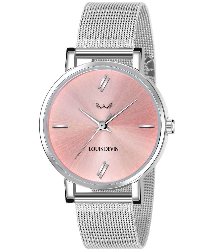     			LOUIS DEVIN - Silver Metal Analog Womens Watch