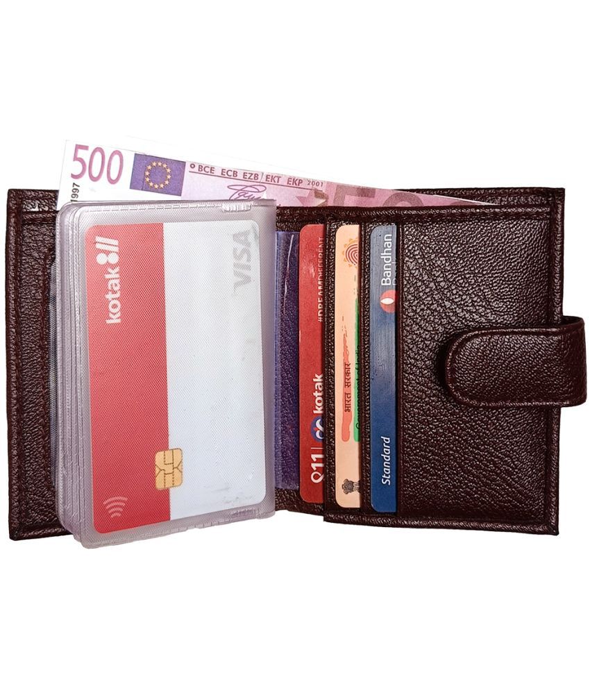     			Wingers - PU Leather Unisex Travel Card Holder ( Pack of 1 )