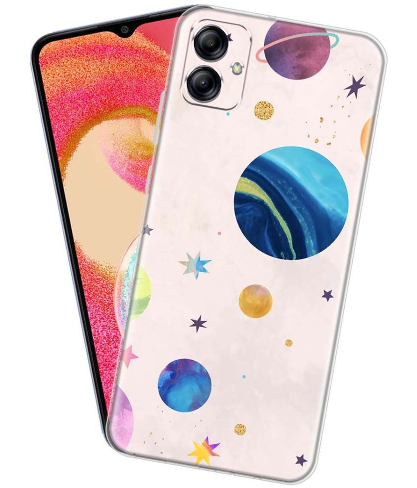     			NBOX - Multicolor Printed Back Cover Silicon Compatible For Samsung Galaxy A04e ( Pack of 1 )