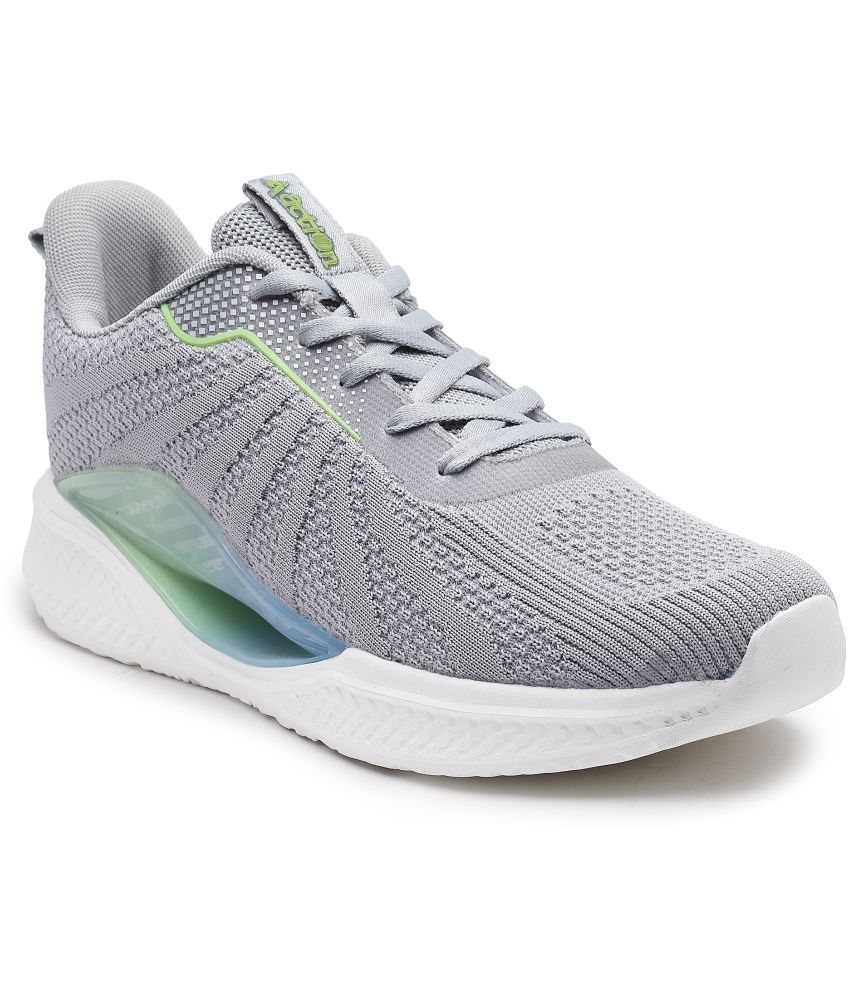     			Action - Sports Running Shoes Light Grey Men's Sports Running Shoes