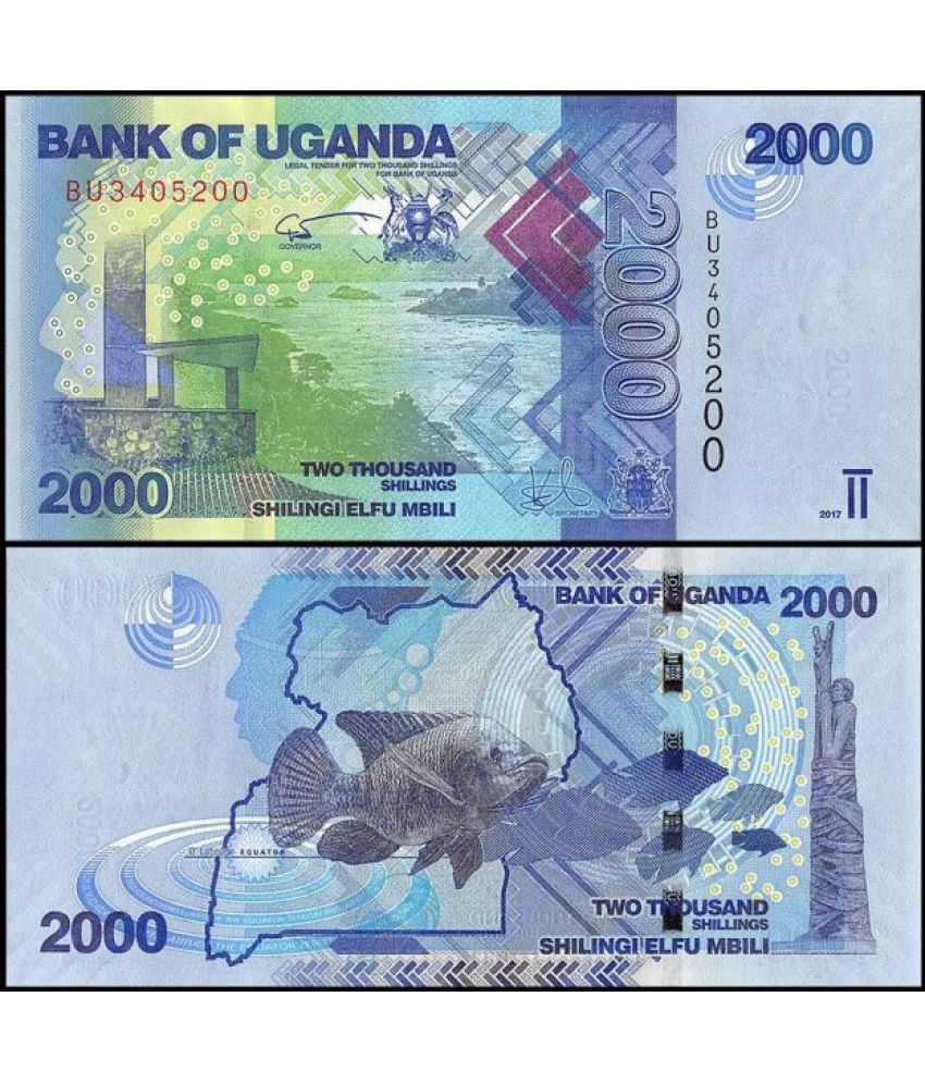     			Uganda 2000 Shillings Top Grade Gem UNC