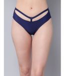 PrettyCat Polyester Cut Outs Women's Bikini ( Blue )