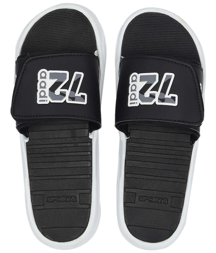     			Aadi - Black Men's Slide Flip Flop