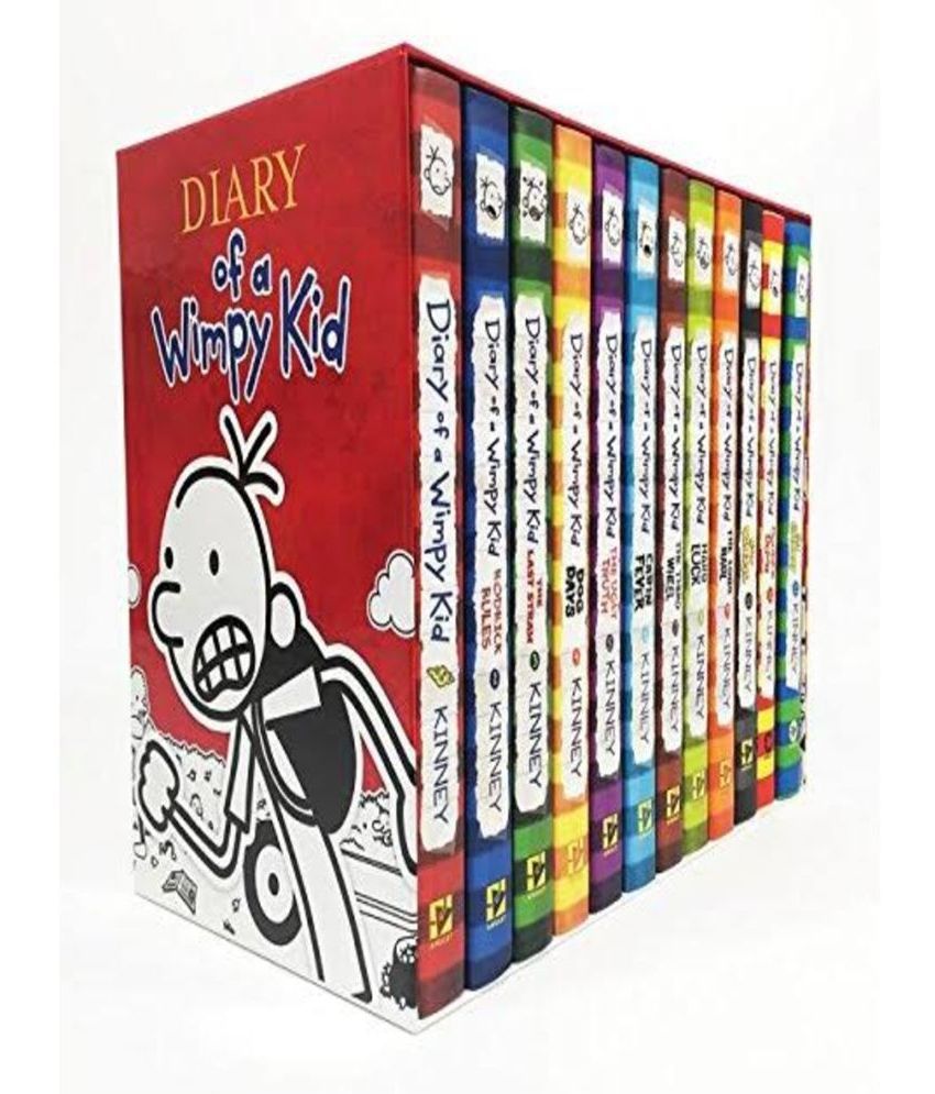     			Diary of a Wimpy Kid Box Set of 12 books (Paperback)