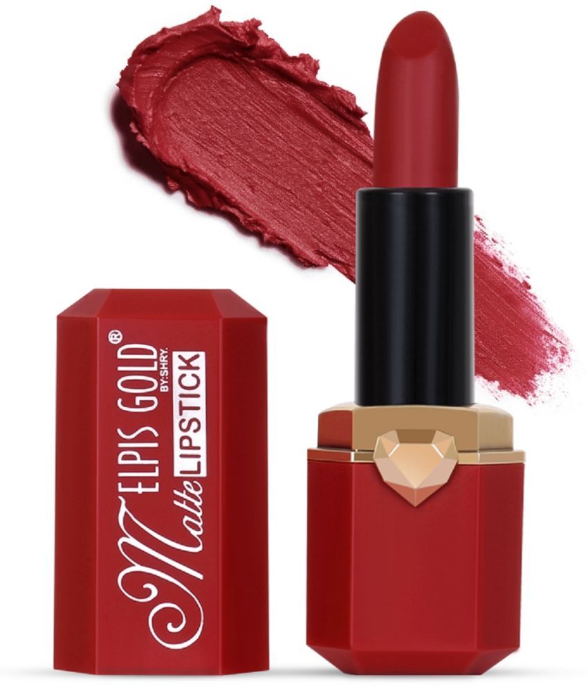     			ELPIS GOLD - Strawberry Pink Matte Lipstick 20