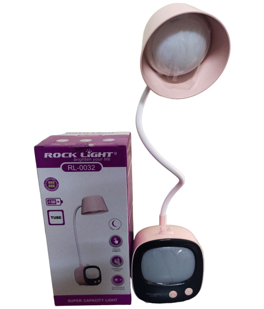     			JGG JAIN GIFT GALLERY - Pink Table Lamp ( Pack of 1 )