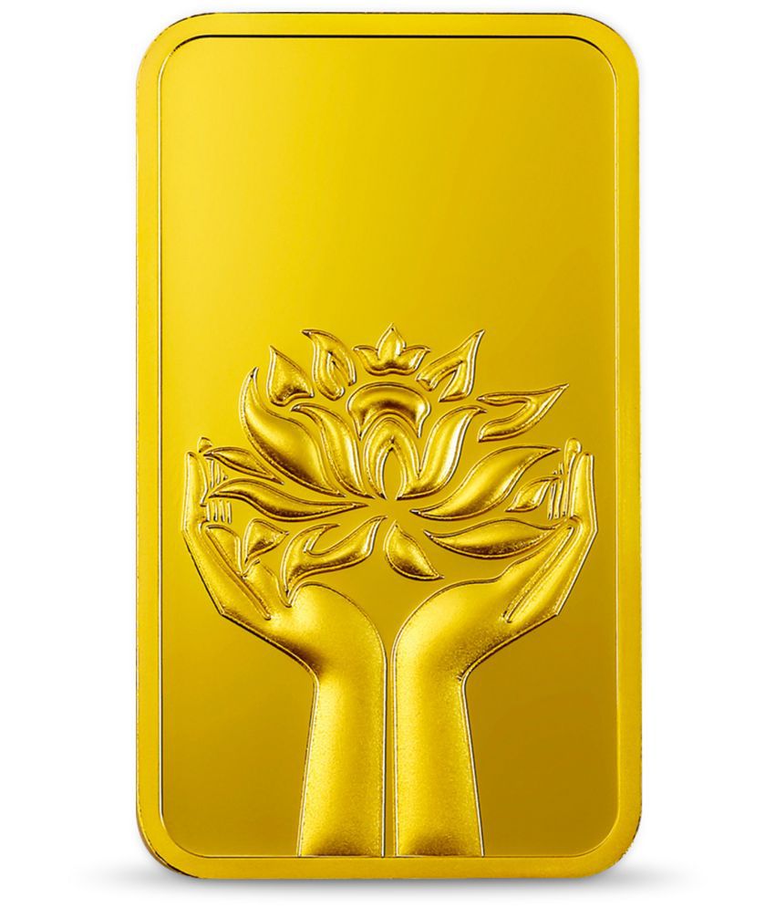     			MMTC-PAMP Lotus 999.9 24K 1 gm Yellow Gold Bar