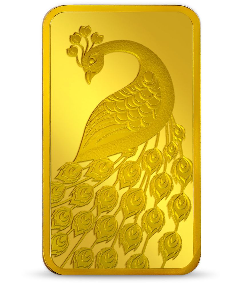     			MMTC-PAMP Peacock 24k (999.9) 2 gm Yellow Gold Bar