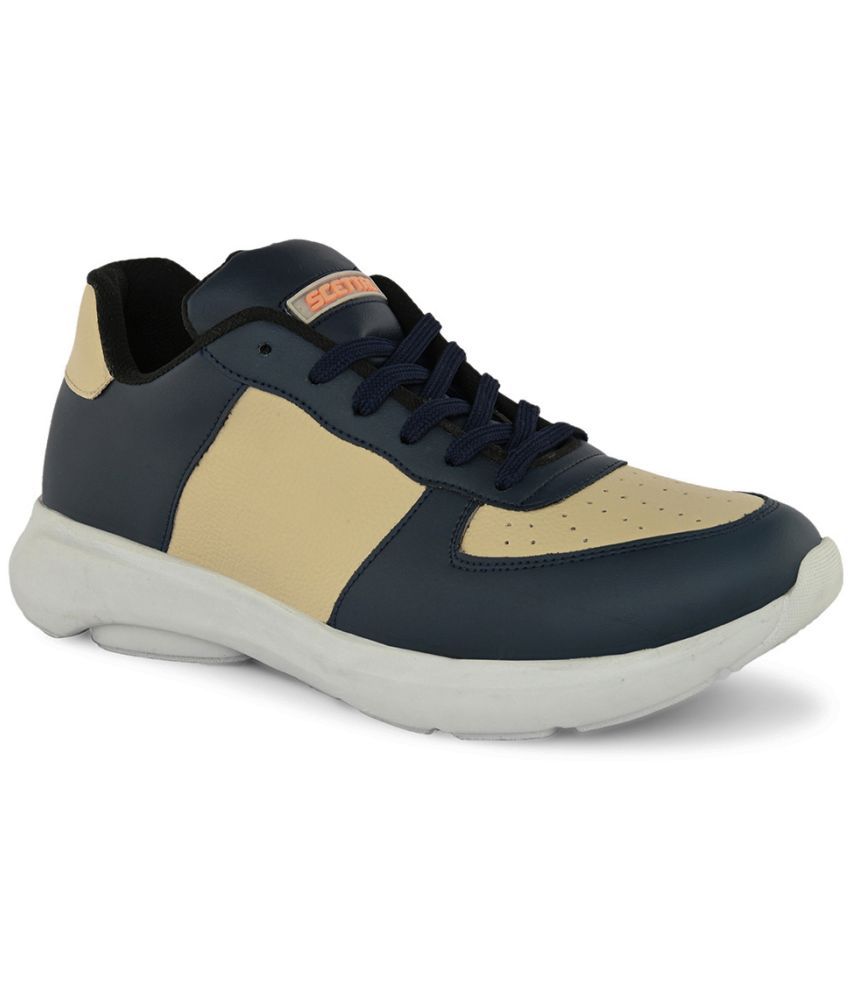     			SCETTRO Scettro Trendy sneakers for mens Beige Men's Sneakers