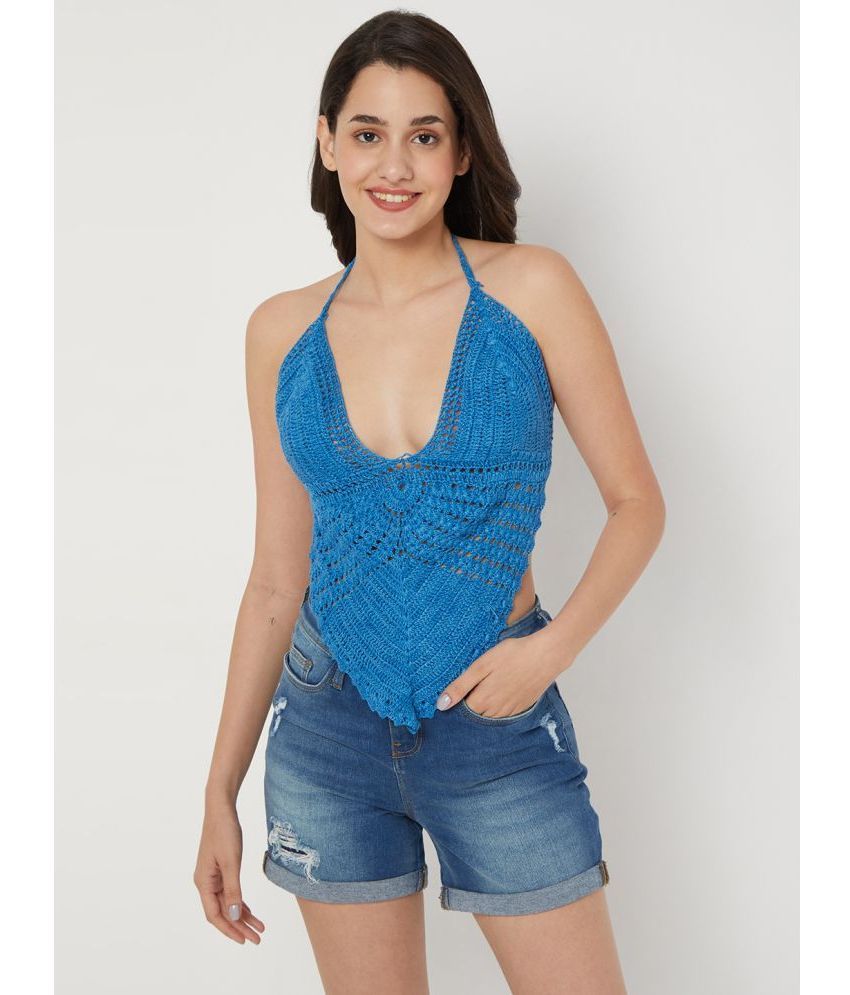     			Smarty Pants - Blue Polyester Women's Corset Top ( Pack of 1 )