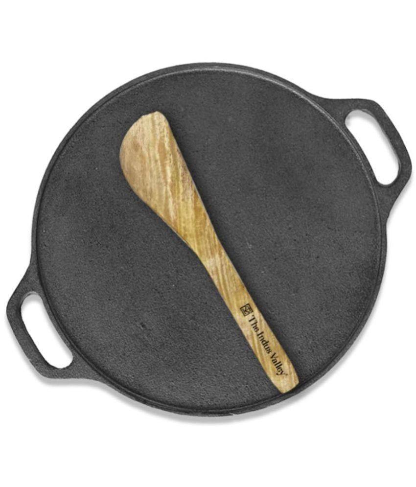     			The Indus Valley - Tawa with Flip Cast Iron No Coating Pan Set ml ( Pack of 2 )