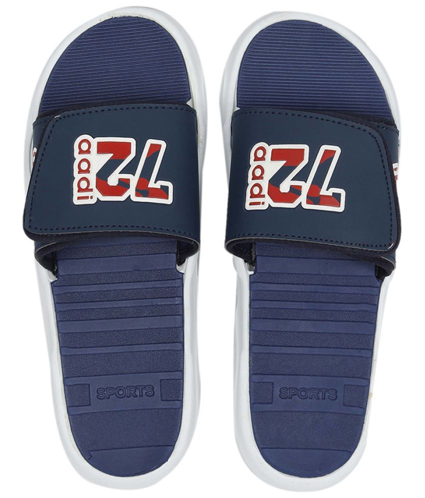     			Aadi - Blue Men's Slide Flip Flop