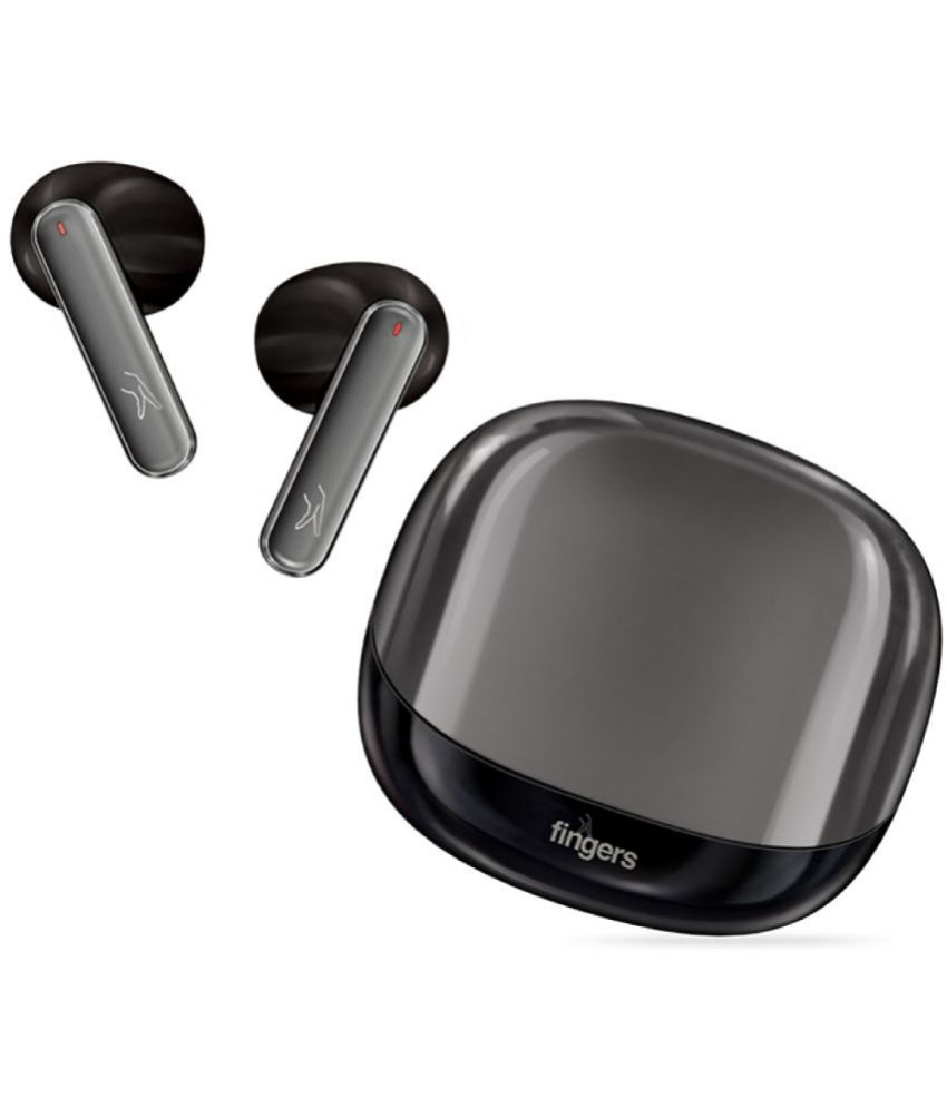     			FINGERS Hi-Class TWS Earbuds Type C Bluetooth Earphone Over Ear Powerfull Bass Black