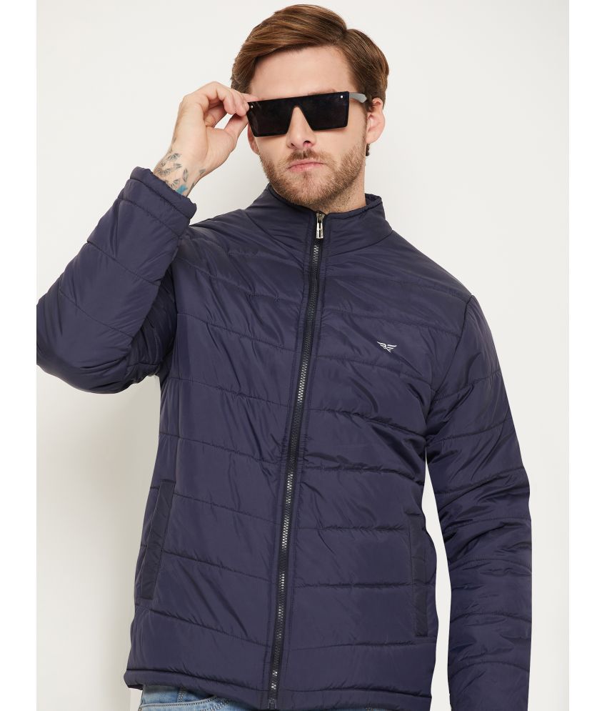     			Riss Polyester Men's Quilted & Bomber Jacket - Blue ( Pack of 1 )