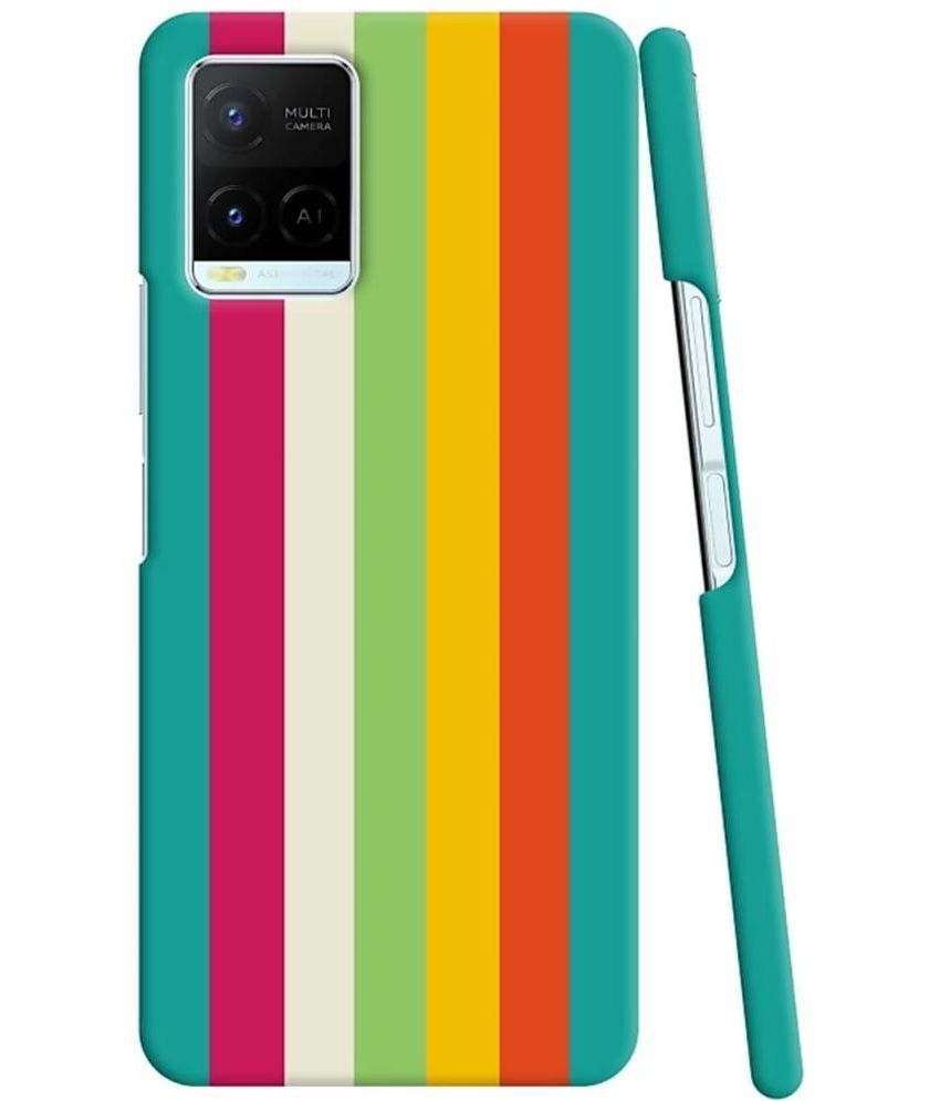     			T4U THINGS4U - Multicolor Printed Back Cover Polycarbonate Compatible For Vivo Y33T ( Pack of 1 )