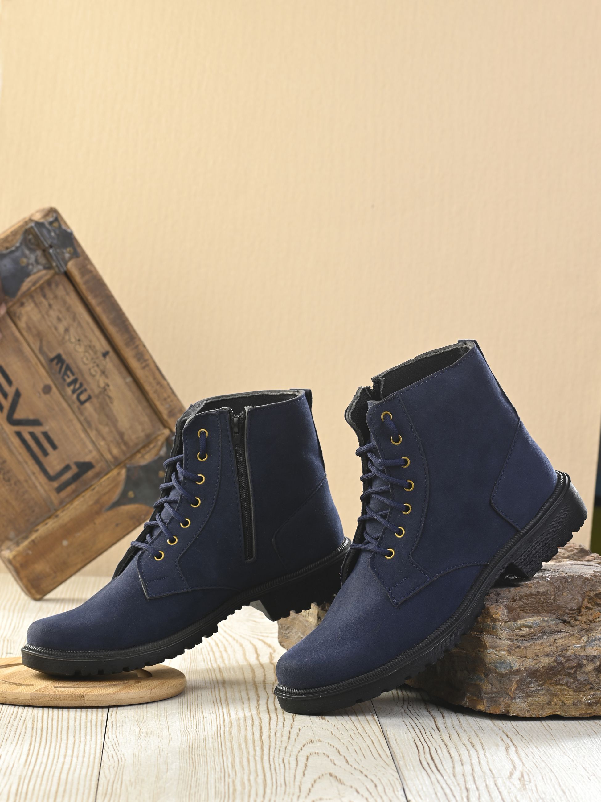     			Big Fox - Blue Men's Boots