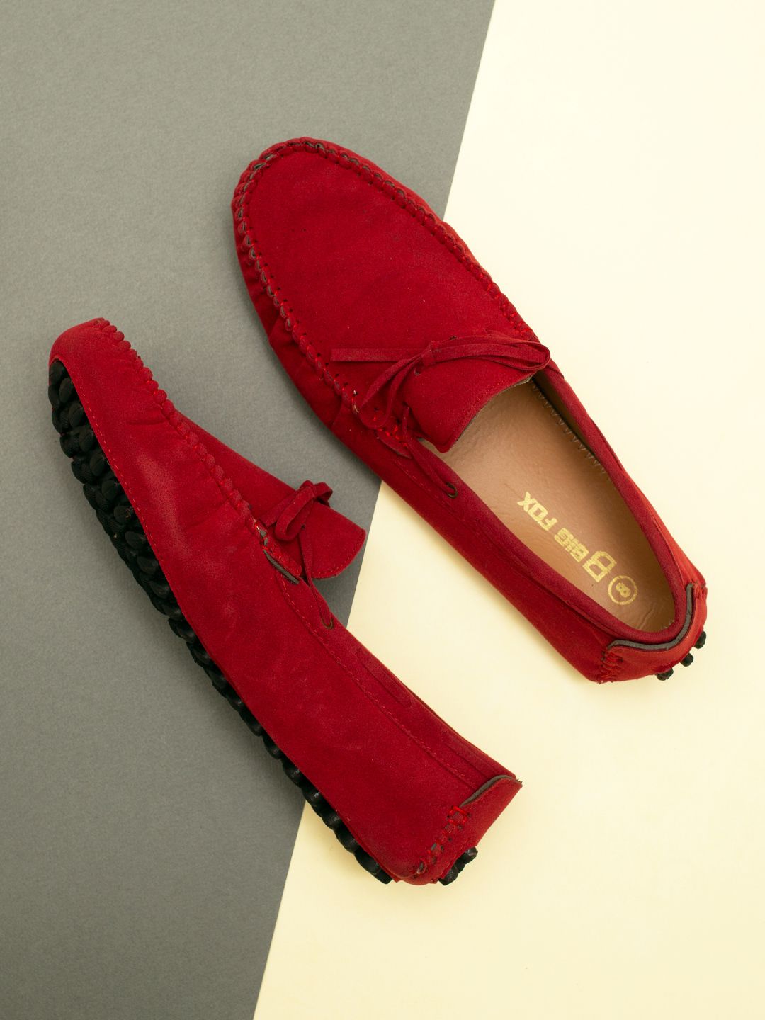     			Big Fox - Red Men's Driving loafers