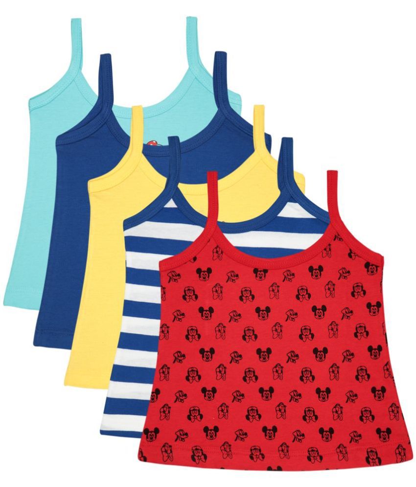    			Bodycare Girls Minnie & Friends Printed Camisole Pack Of 5 - Assorted
