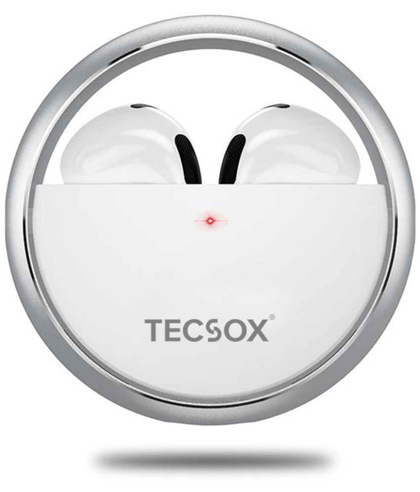     			Tecsox Pearl Airbuds On Ear TWS White