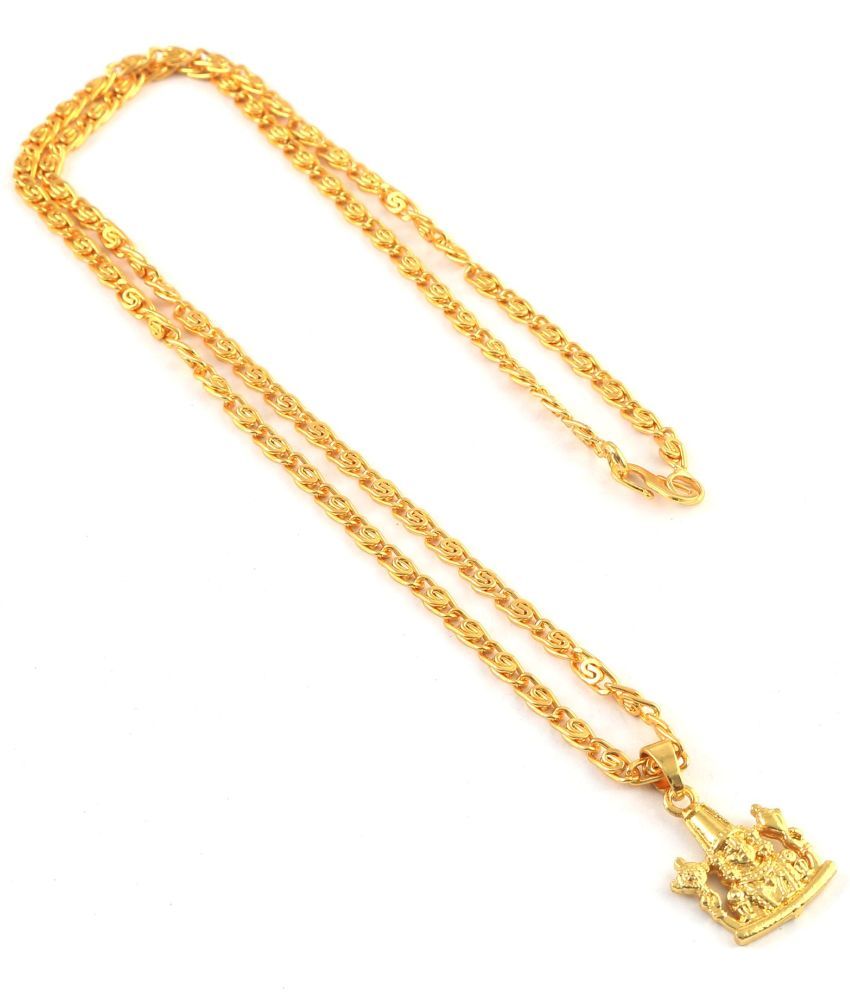     			Jewar Mandi - Gold Pendant ( Pack of 1 )