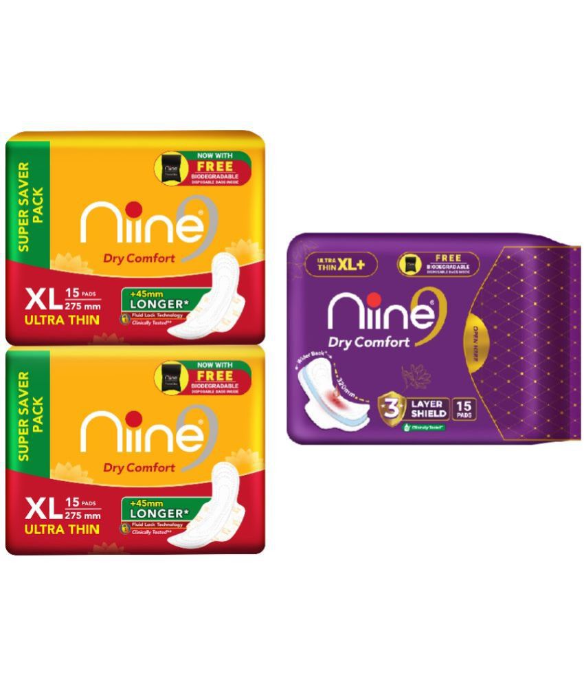     			NIINE - Dry XXL Ultra Thin Sanitary Pad