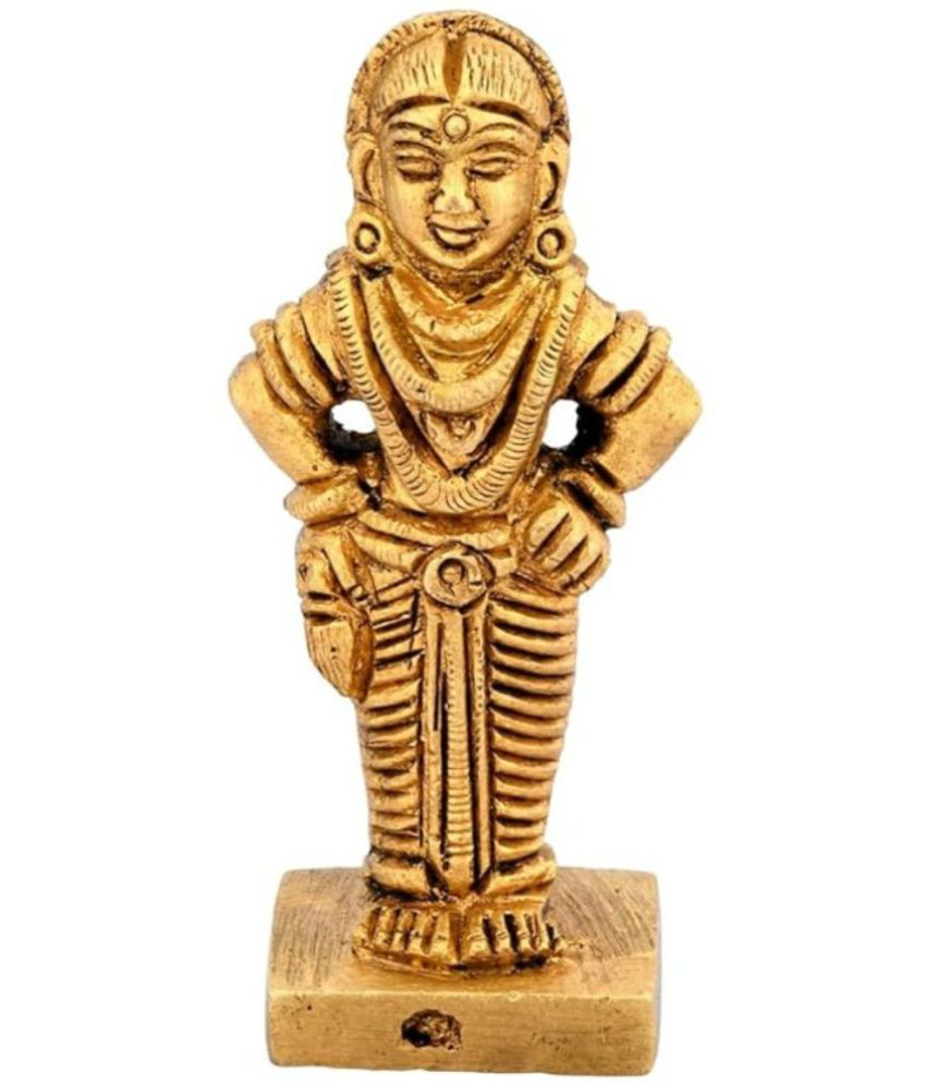     			Shreeyaash Brass Lord Vitthal and Rukmini Idol ( 7 cm )