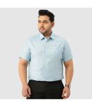 IVOC 100% Cotton Regular Fit Solids Half Sleeves Men's Casual Shirt - Blue ( Pack of 1 )