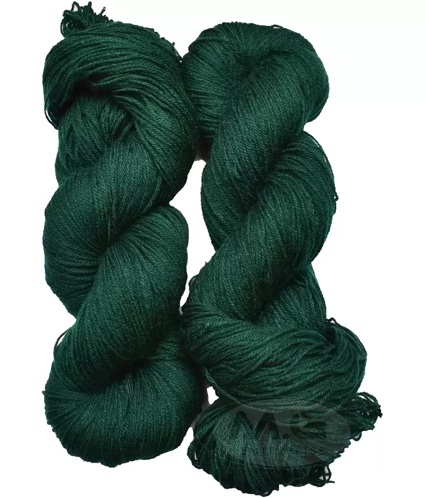 Represents Oswal 3 Ply Knitting Yarn Wool, Morpankhi/Teal 200 gm