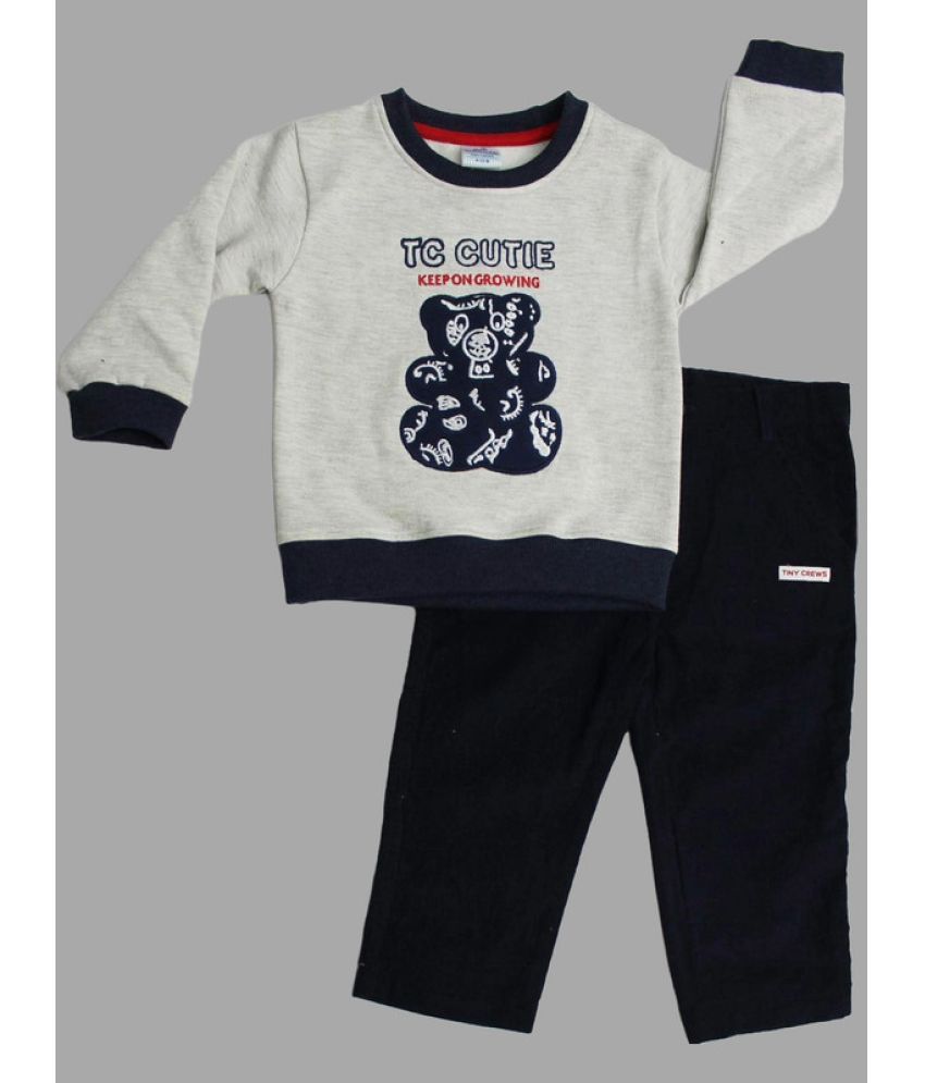     			Dollar Multi Cotton Blend Baby Boy T-Shirt & Trouser ( Pack of 1 )