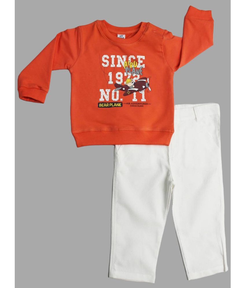     			Dollar Multicolor Cotton Blend Boys T-Shirt & Jeans ( Pack of 1 )