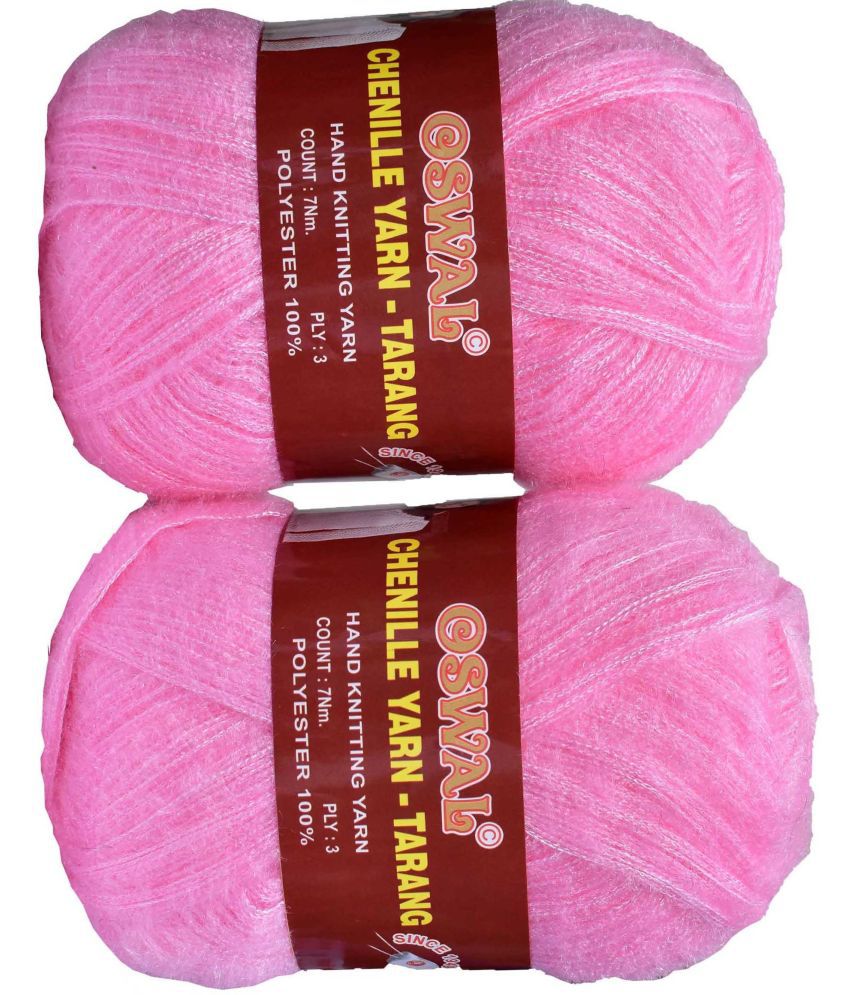    			Oswal Represents   Represents   3 Ply Knitting  Yarn Wool,  Pink 500 gm Art-HDG